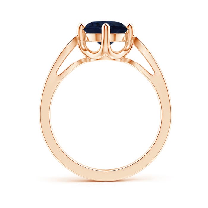 A - Blue Sapphire / 1.64 CT / 14 KT Rose Gold