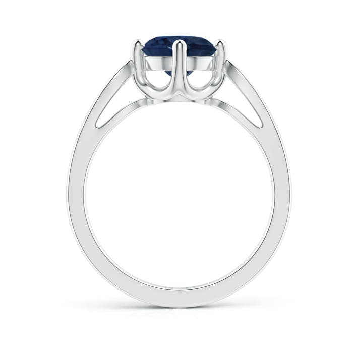 AA - Blue Sapphire / 1.64 CT / 14 KT White Gold