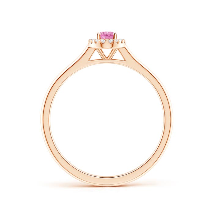 A - Pink Sapphire / 0.36 CT / 14 KT Rose Gold