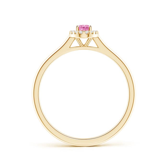 A - Pink Sapphire / 0.36 CT / 14 KT Yellow Gold