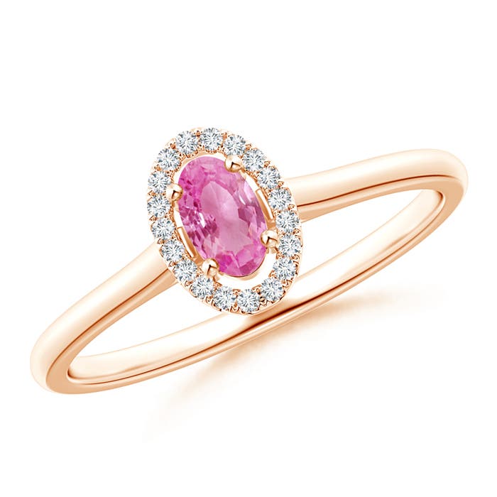 AA - Pink Sapphire / 0.36 CT / 14 KT Rose Gold