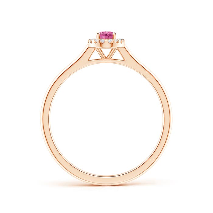 AAA - Pink Sapphire / 0.36 CT / 14 KT Rose Gold