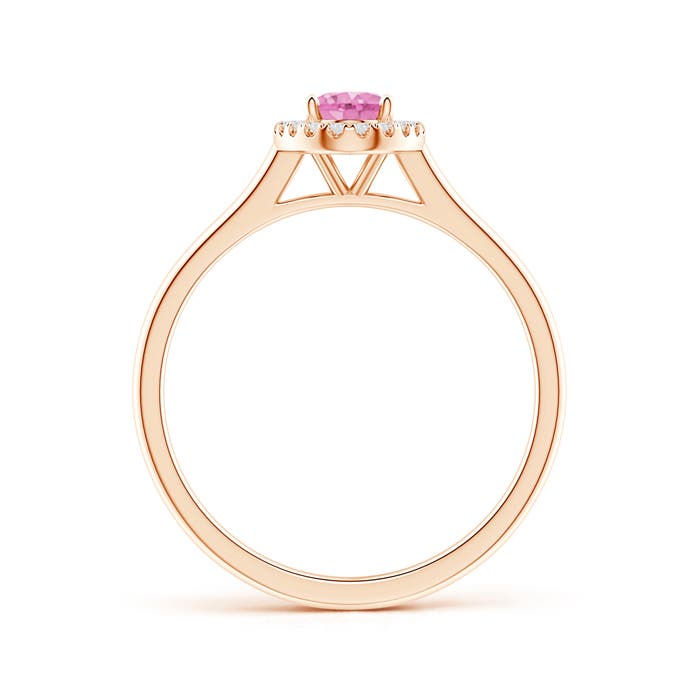 A - Pink Sapphire / 0.66 CT / 14 KT Rose Gold