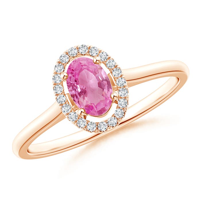 AA - Pink Sapphire / 0.66 CT / 14 KT Rose Gold