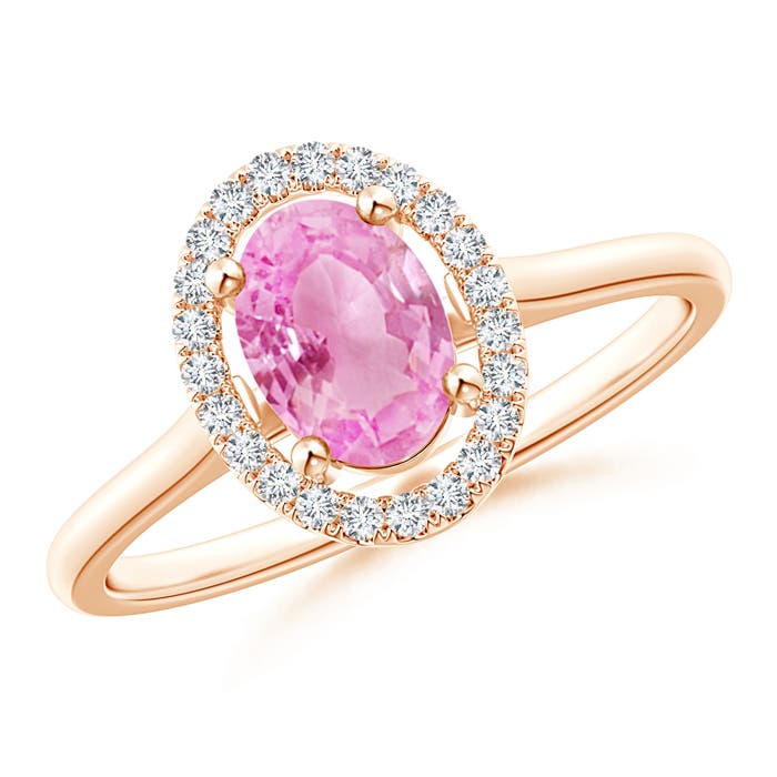 A - Pink Sapphire / 0.99 CT / 14 KT Rose Gold