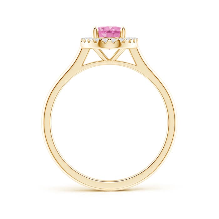 A - Pink Sapphire / 0.99 CT / 14 KT Yellow Gold