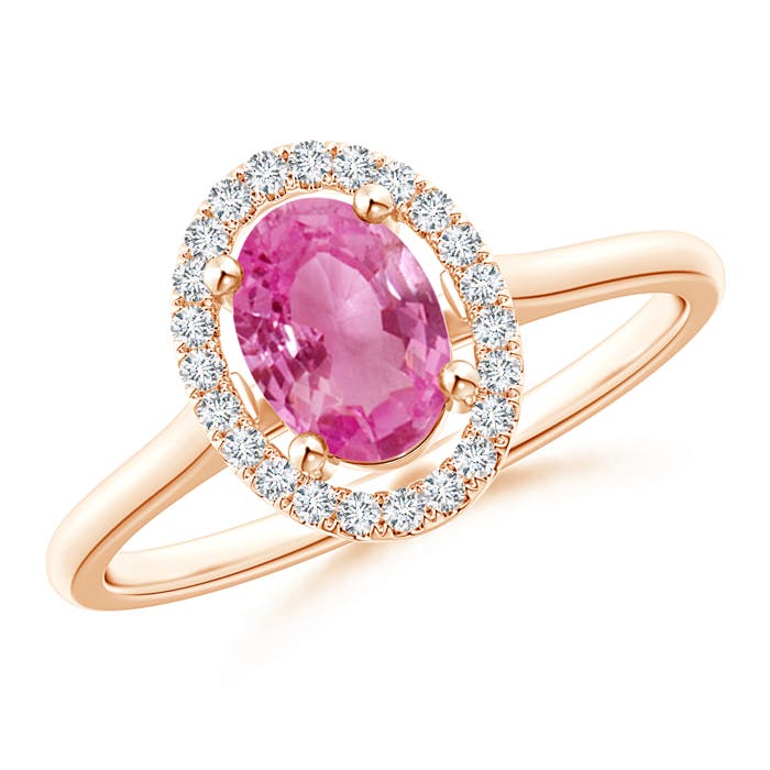 AAA - Pink Sapphire / 0.99 CT / 14 KT Rose Gold