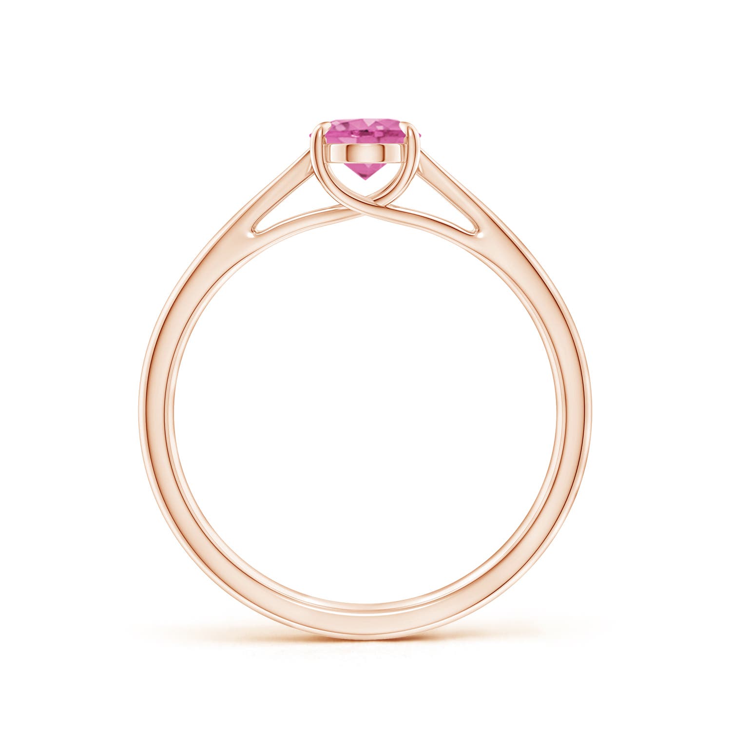 AA - Pink Sapphire / 0.85 CT / 14 KT Rose Gold