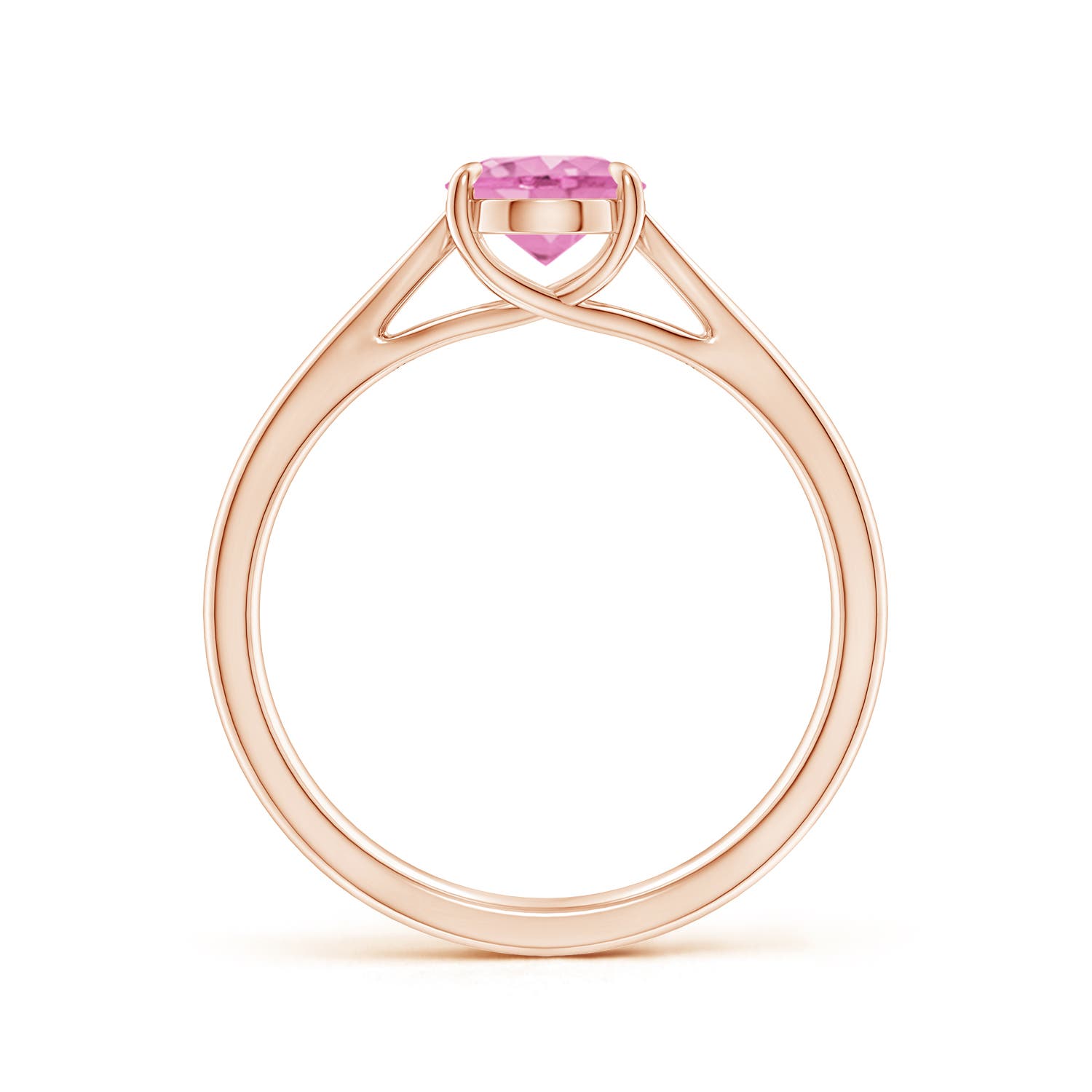 A - Pink Sapphire / 1.45 CT / 14 KT Rose Gold