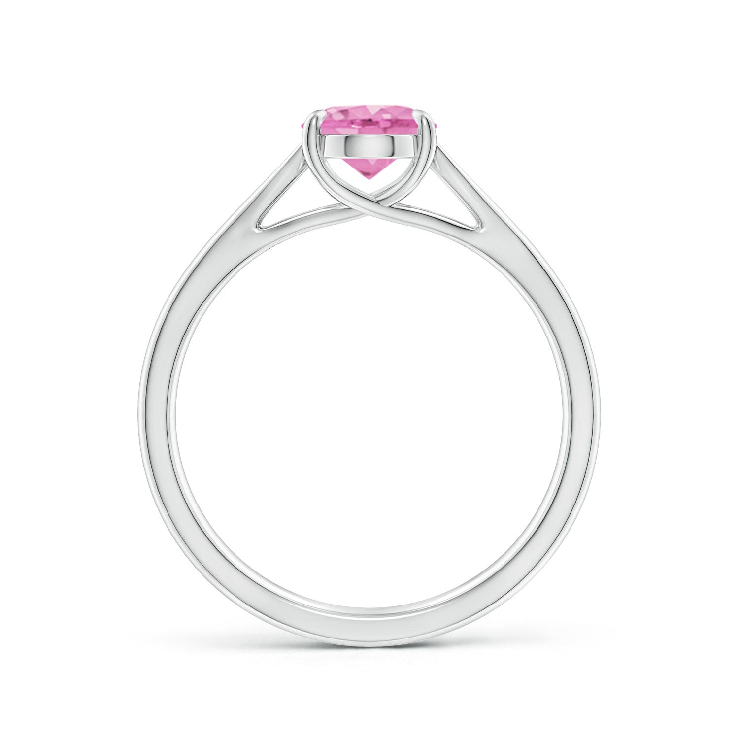 A - Pink Sapphire / 1.45 CT / 14 KT White Gold