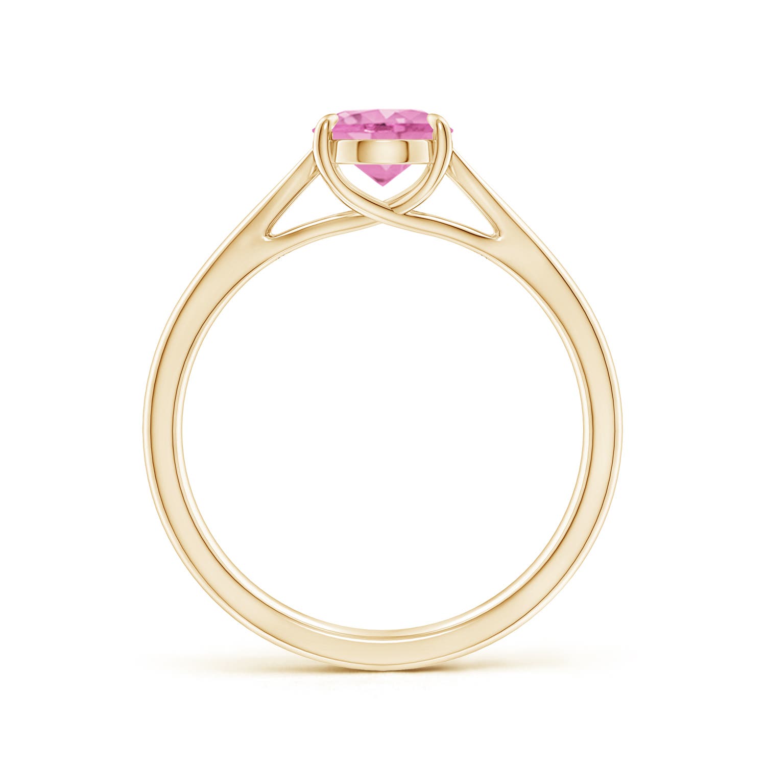 A - Pink Sapphire / 1.45 CT / 14 KT Yellow Gold