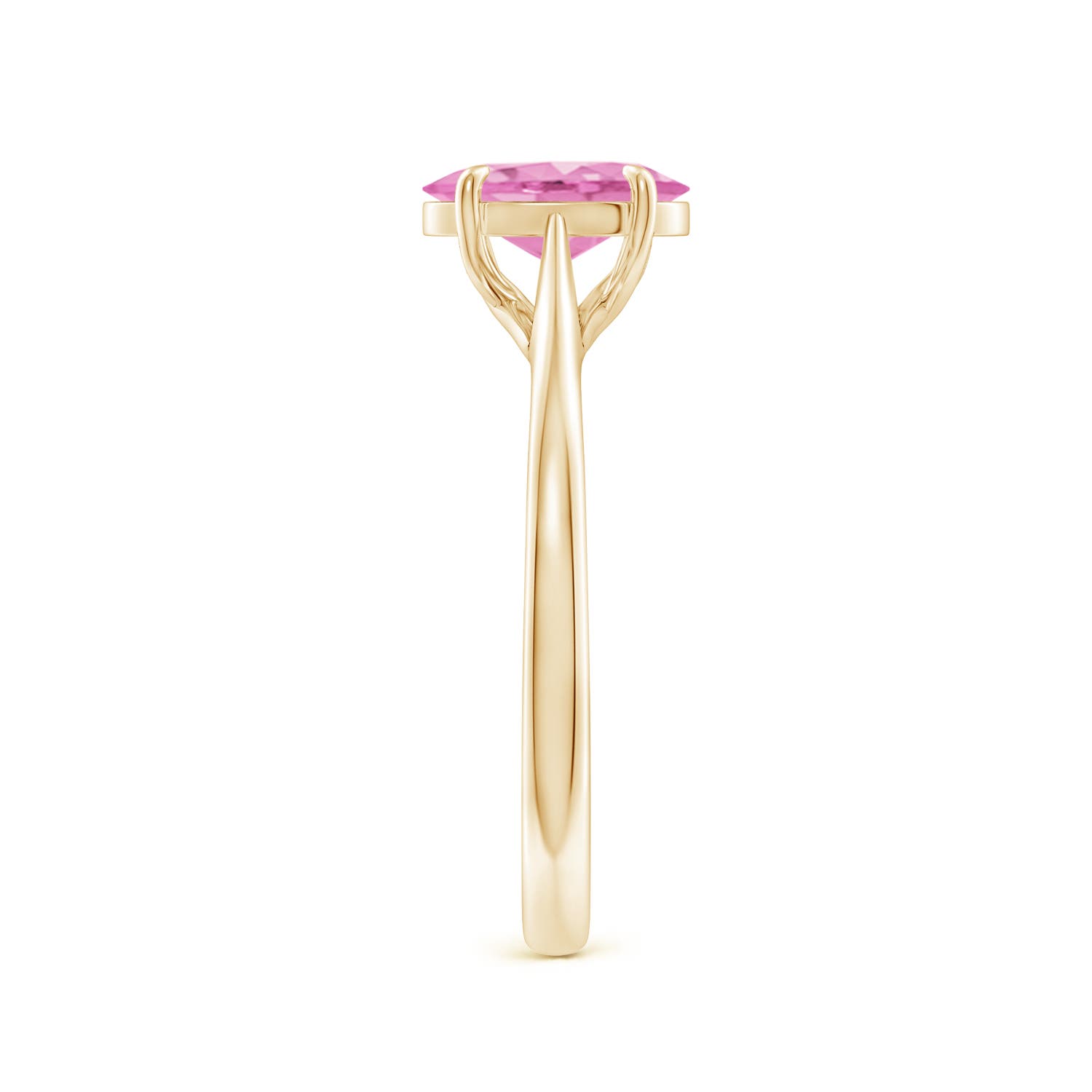 A - Pink Sapphire / 1.45 CT / 14 KT Yellow Gold