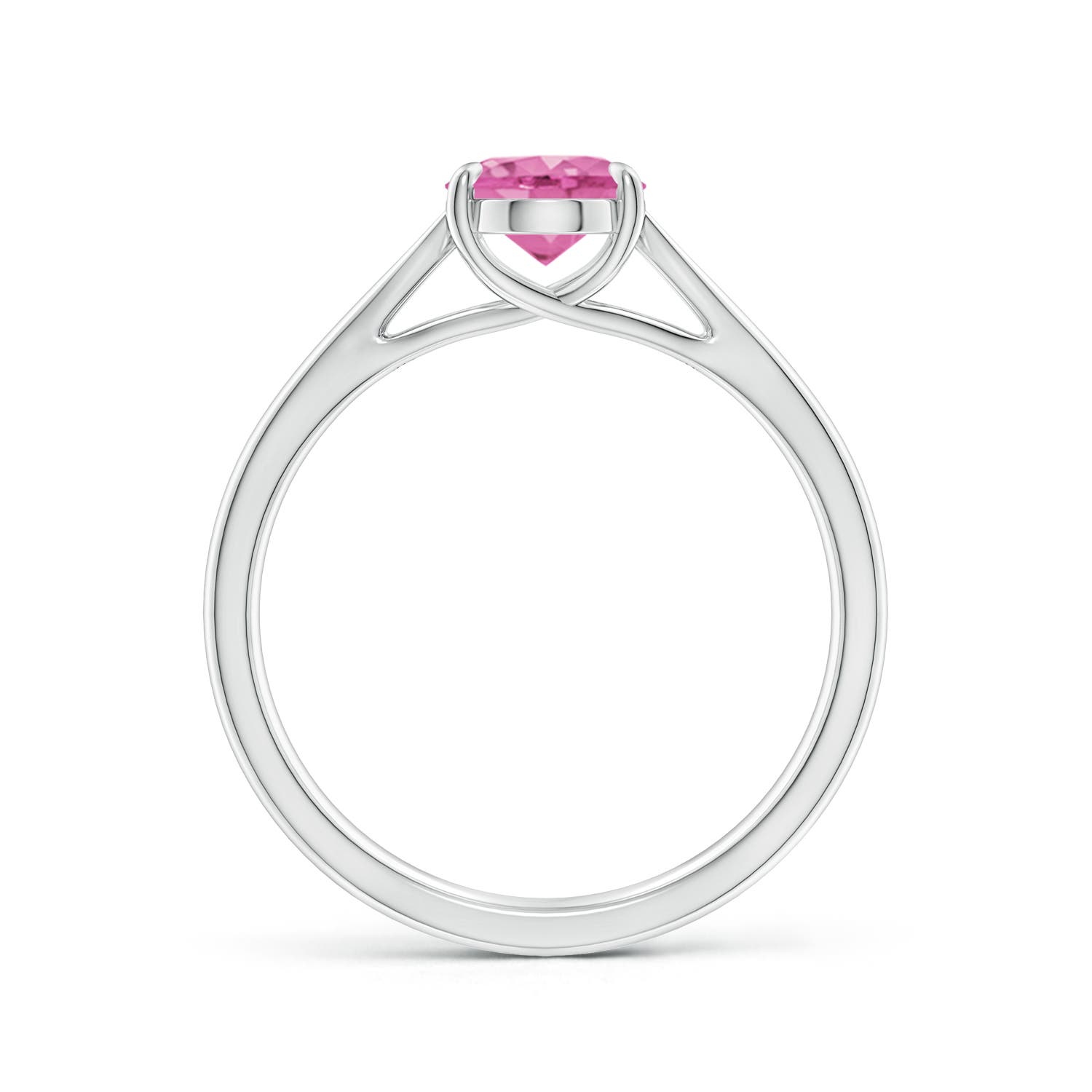 AA - Pink Sapphire / 1.45 CT / 14 KT White Gold