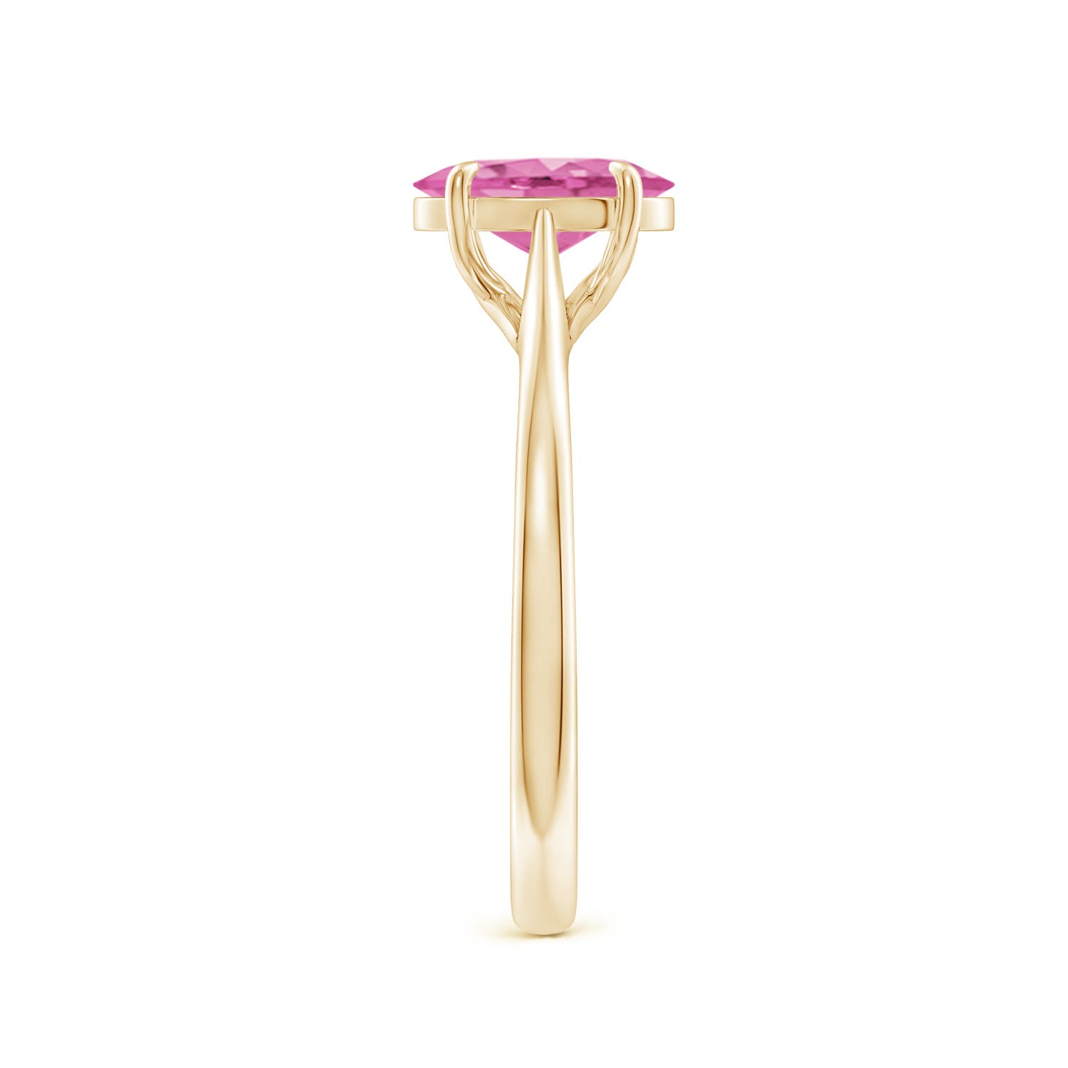 AA - Pink Sapphire / 1.45 CT / 14 KT Yellow Gold