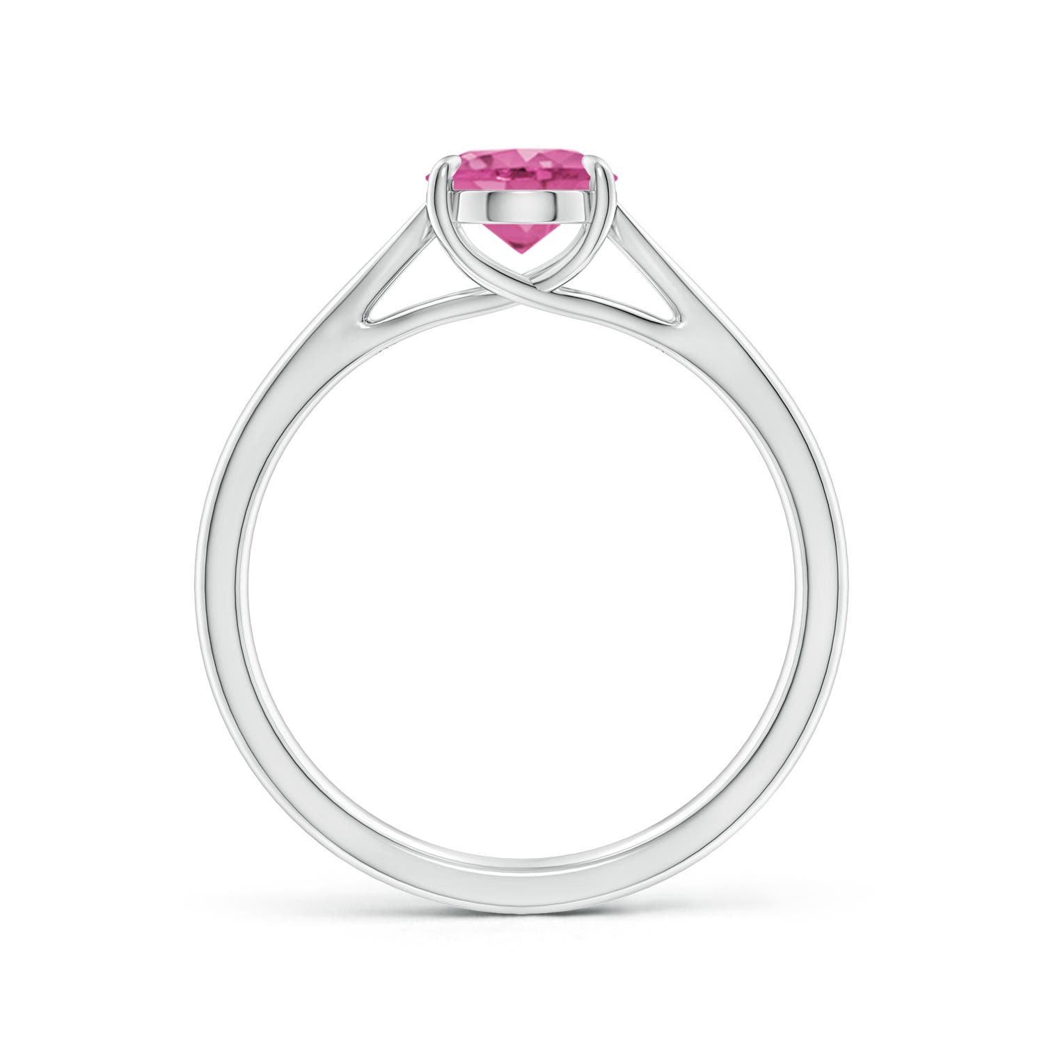 AAA - Pink Sapphire / 1.45 CT / 14 KT White Gold