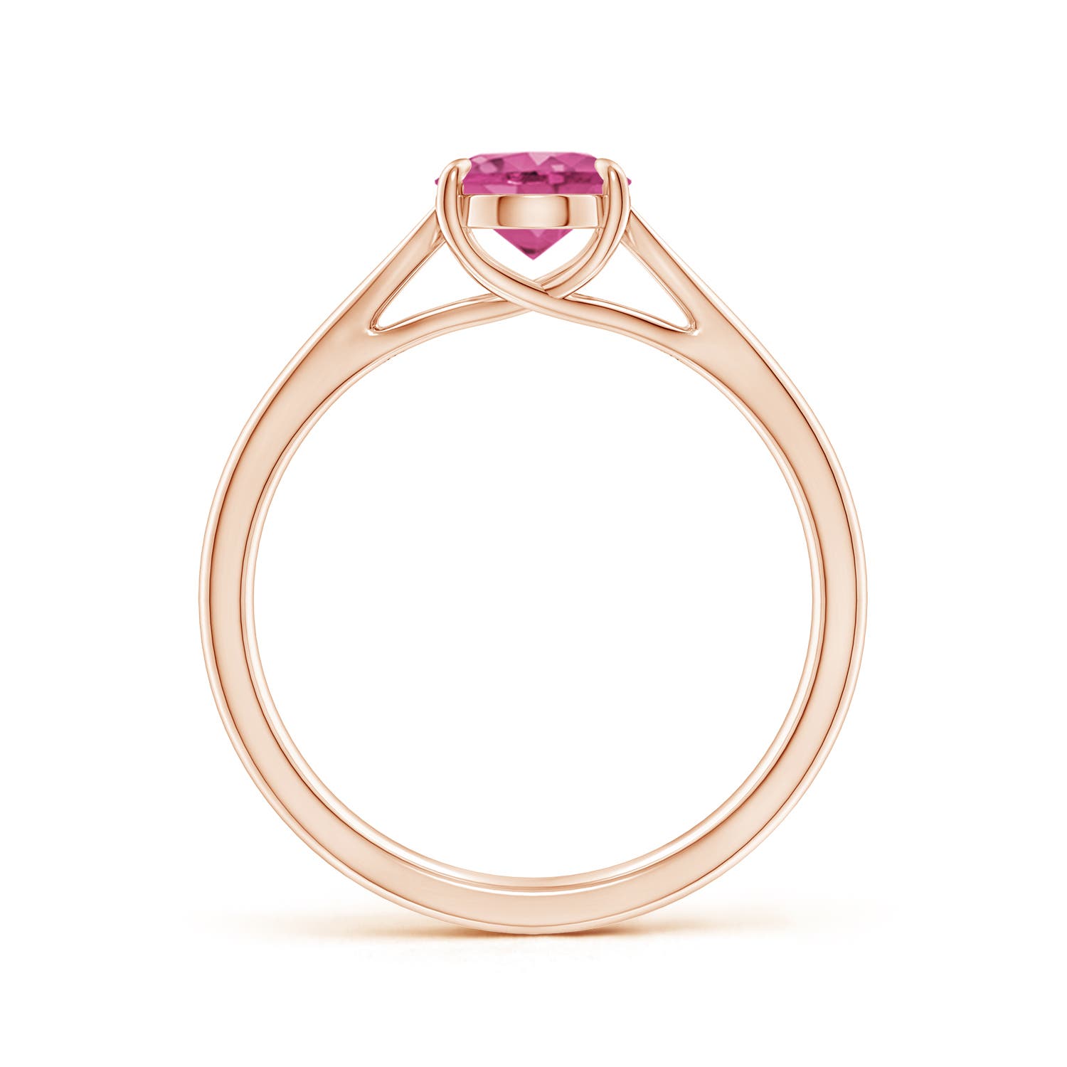 AAAA - Pink Sapphire / 1.45 CT / 14 KT Rose Gold