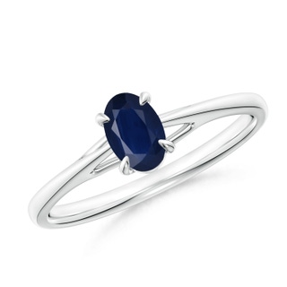Oval A Blue Sapphire