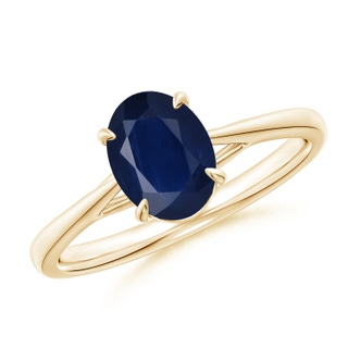 Oval A Blue Sapphire