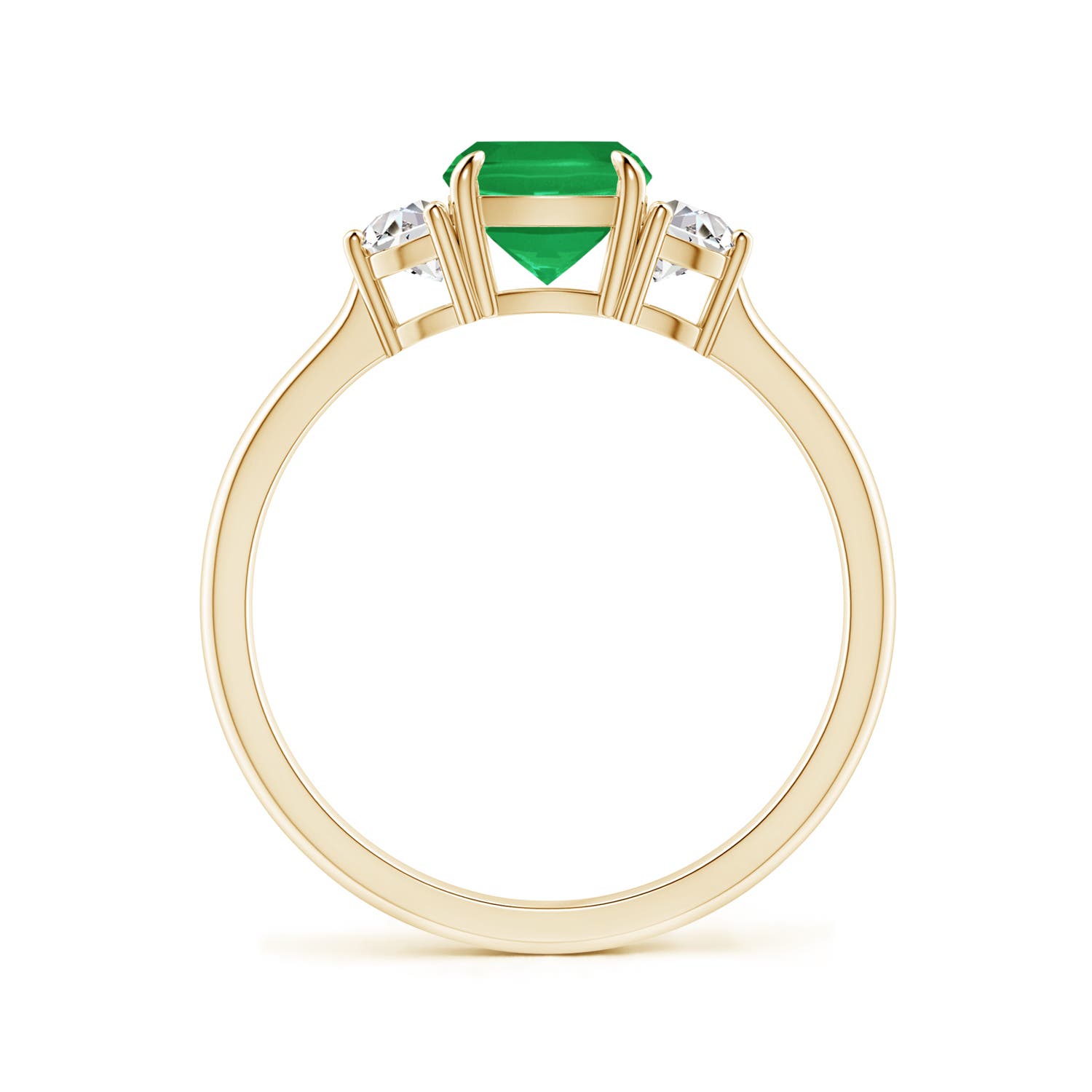 A - Emerald / 1.31 CT / 14 KT Yellow Gold