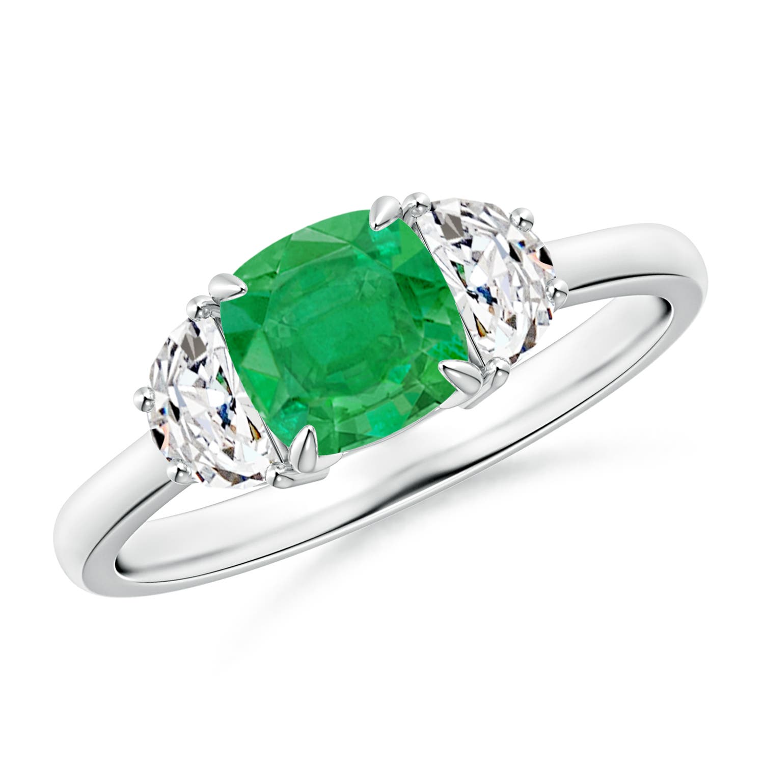 AA - Emerald / 1.31 CT / 14 KT White Gold