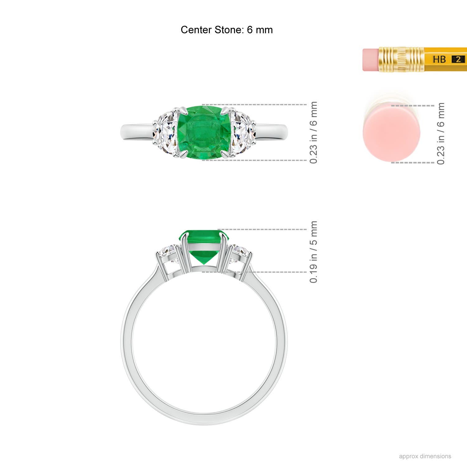 AA - Emerald / 1.31 CT / 14 KT White Gold