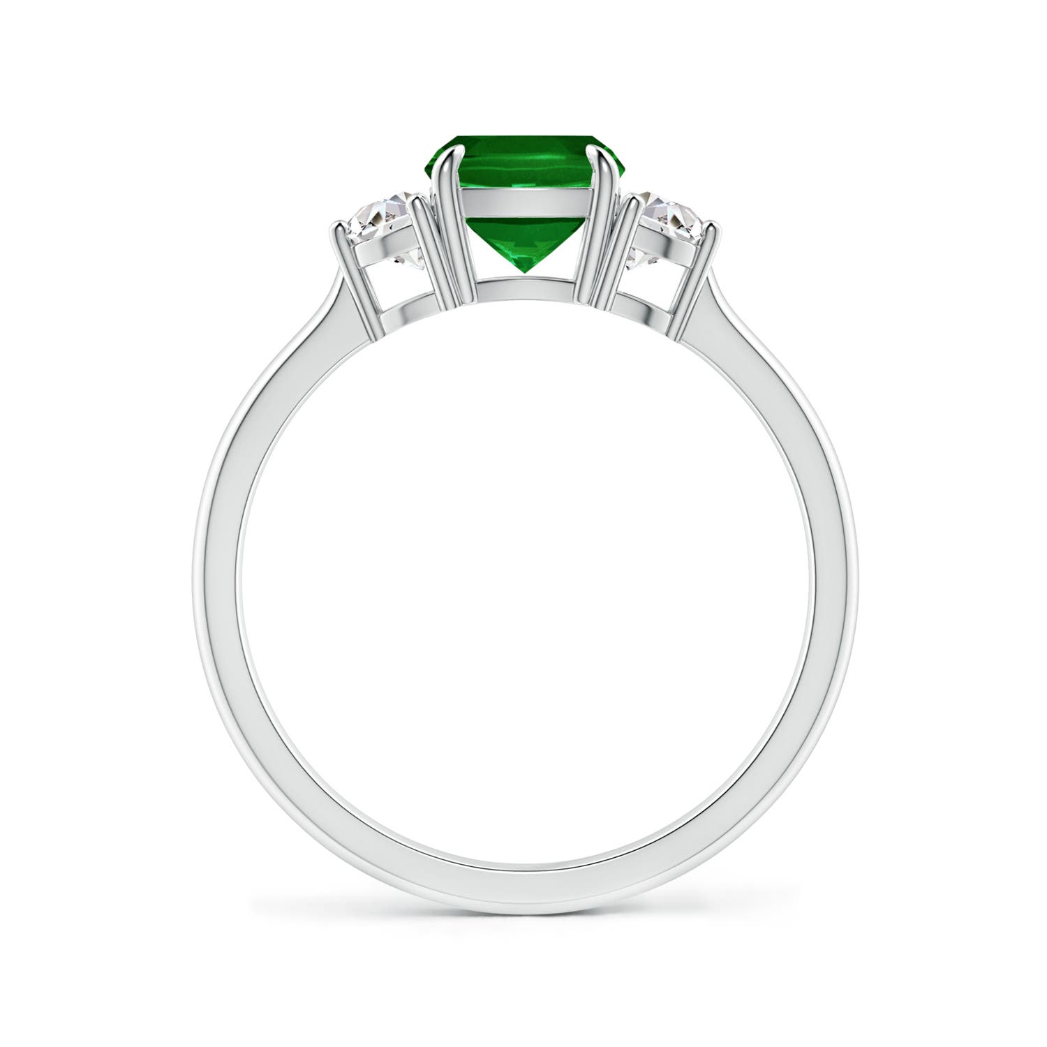 AAAA - Emerald / 1.31 CT / 14 KT White Gold