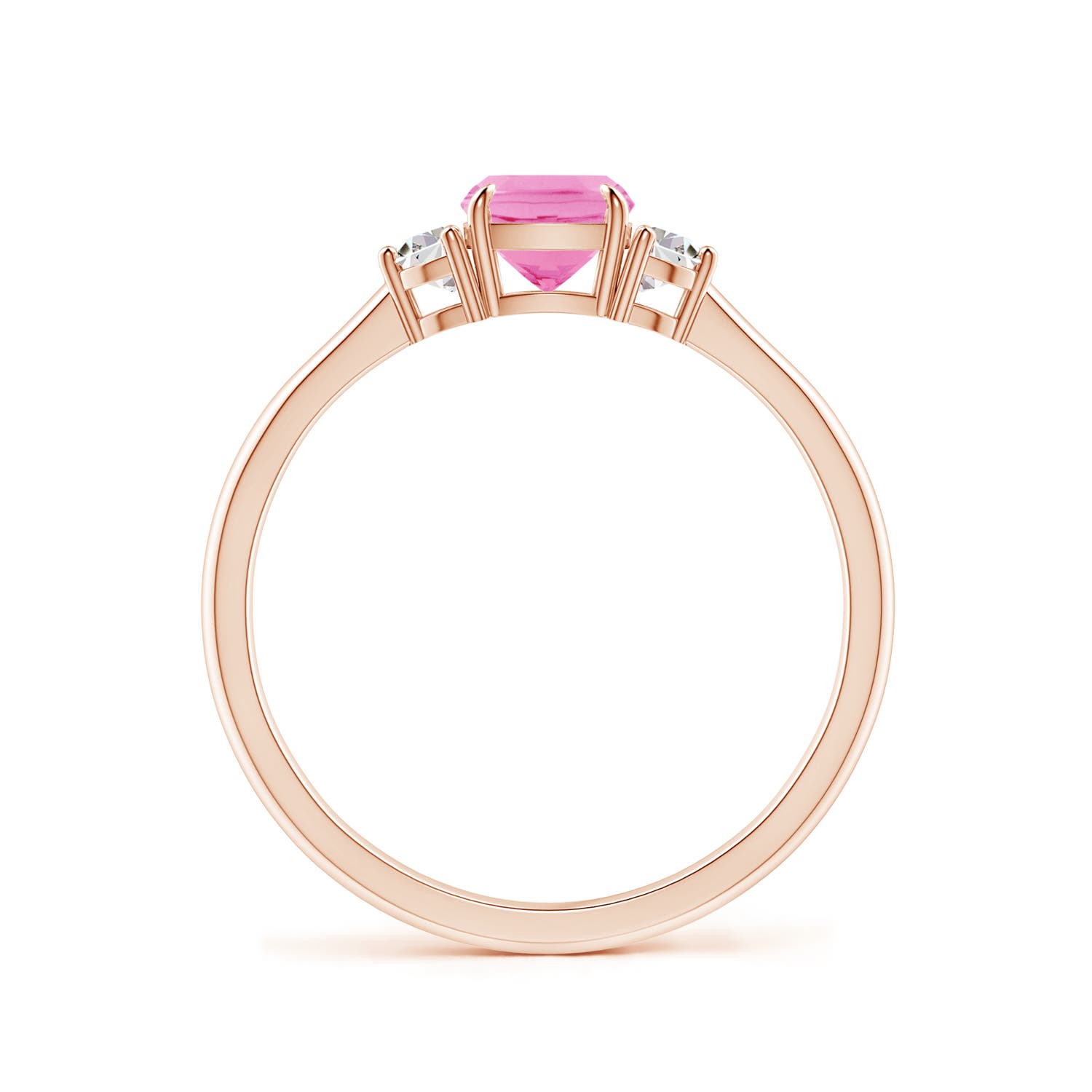 AA - Pink Sapphire / 0.84 CT / 14 KT Rose Gold