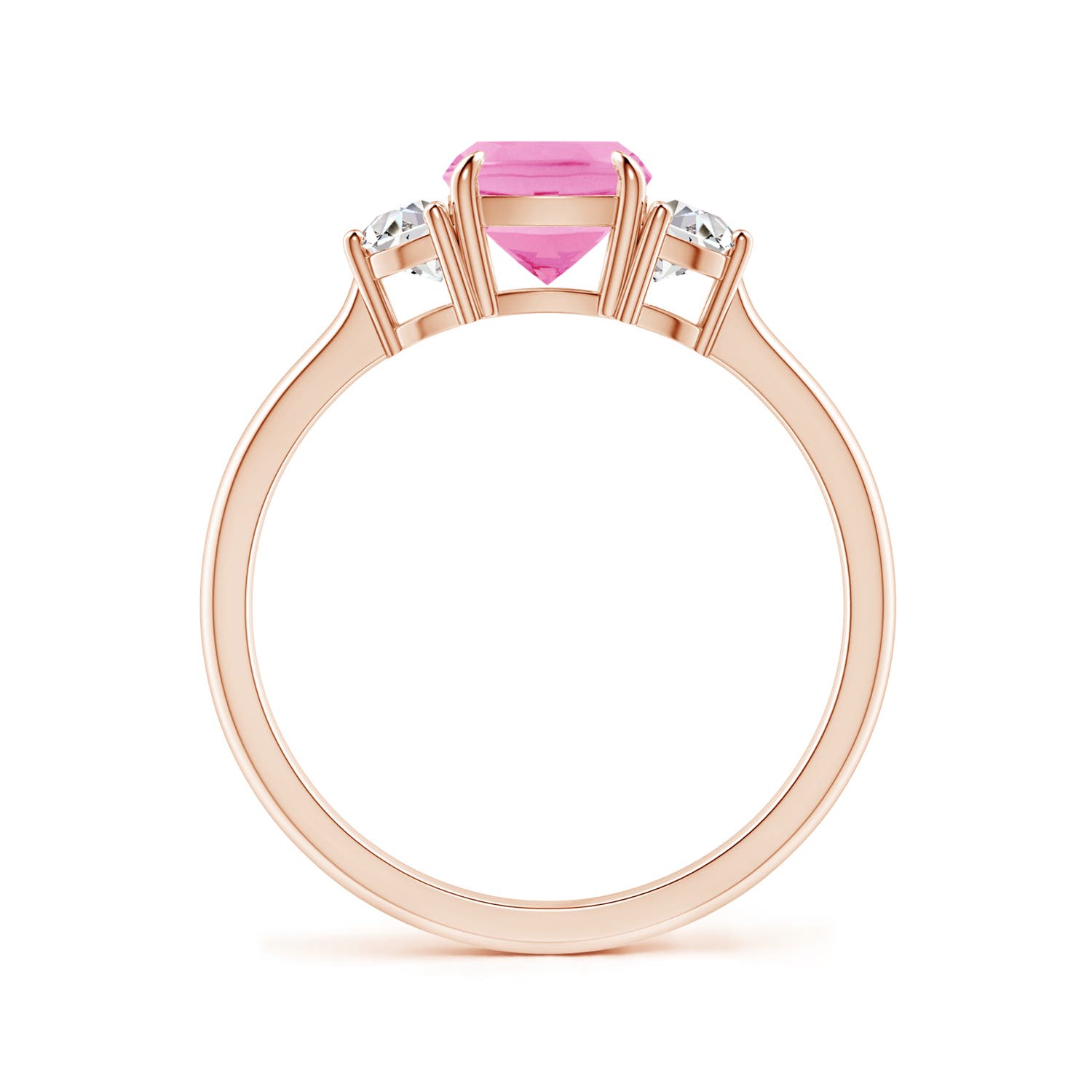 AA - Pink Sapphire / 1.22 CT / 14 KT Rose Gold