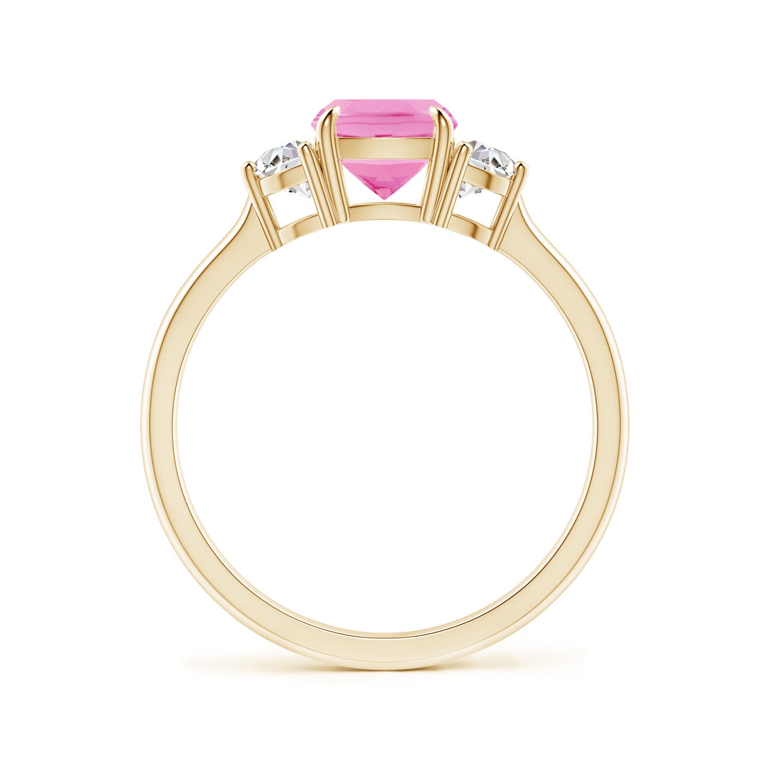 AA - Pink Sapphire / 1.22 CT / 14 KT Yellow Gold