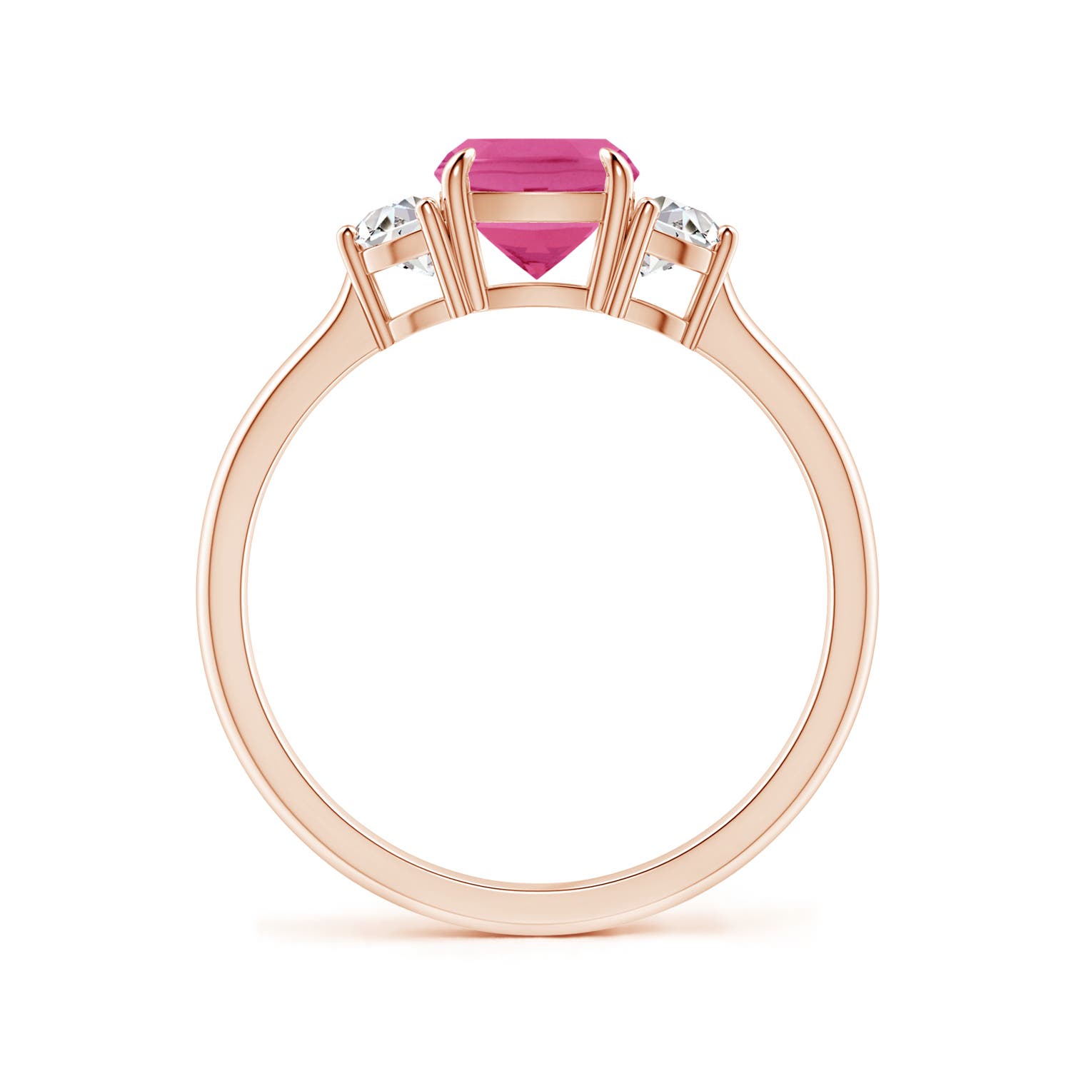 AAA - Pink Sapphire / 1.22 CT / 14 KT Rose Gold