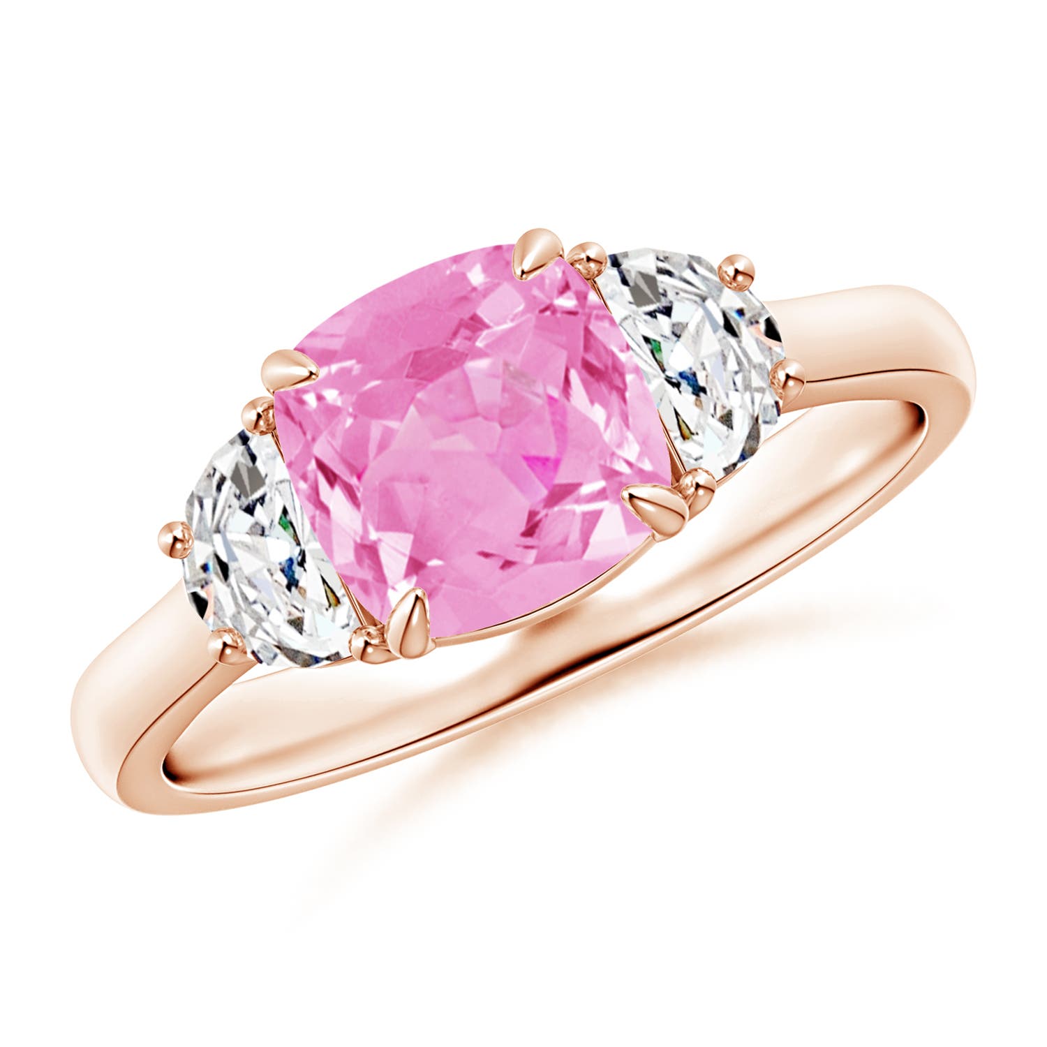 A - Pink Sapphire / 1.82 CT / 14 KT Rose Gold