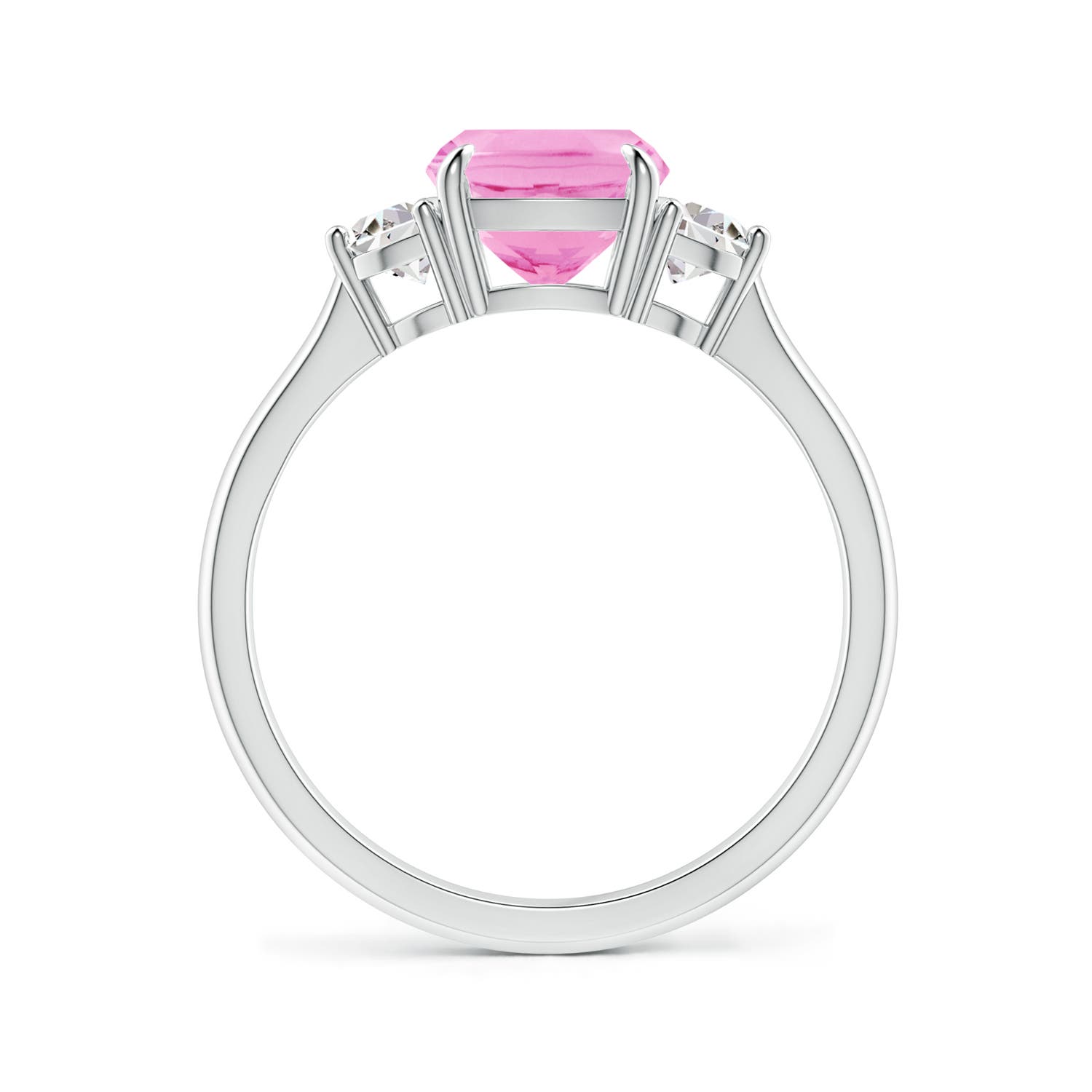 A - Pink Sapphire / 1.82 CT / 14 KT White Gold