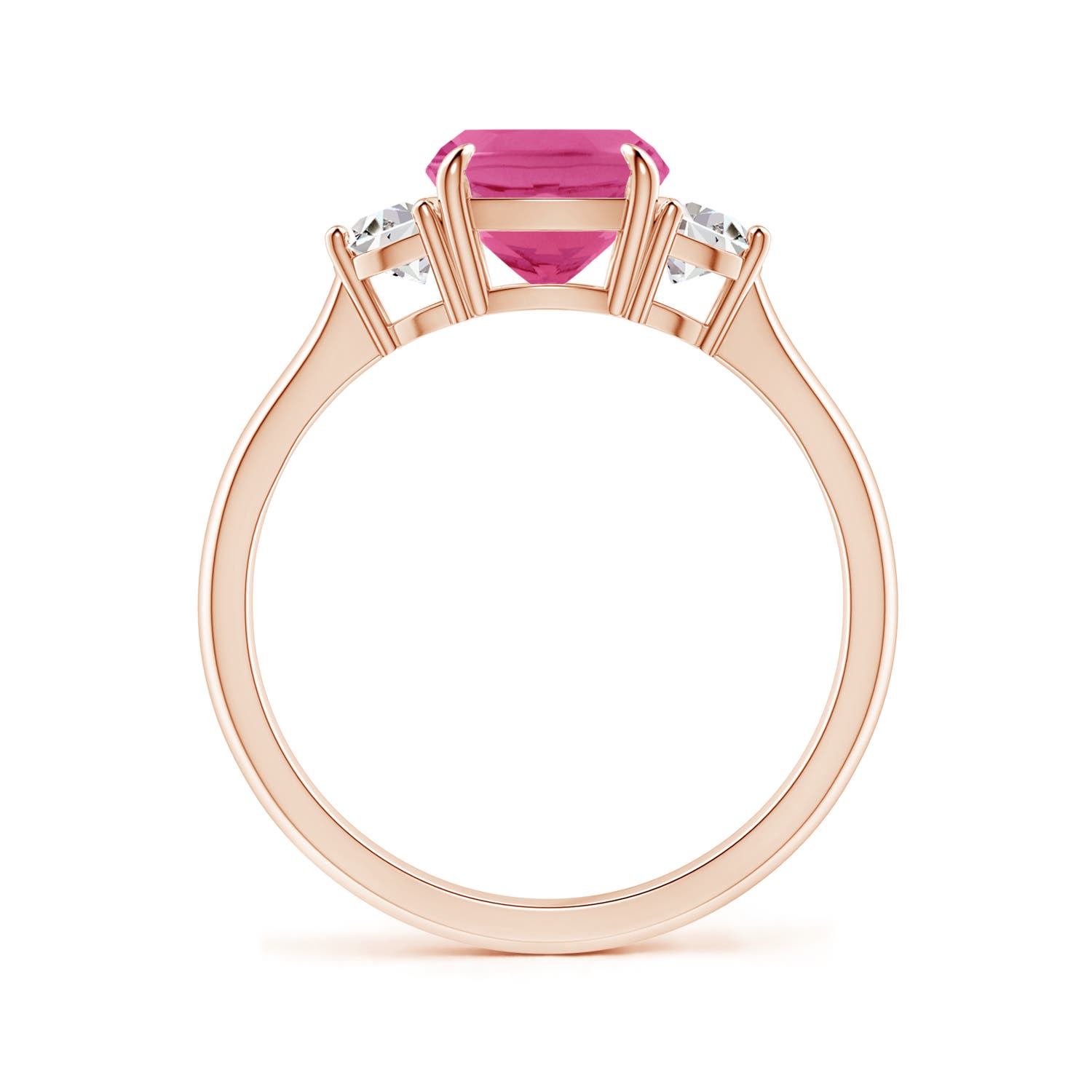 AAA - Pink Sapphire / 1.82 CT / 14 KT Rose Gold