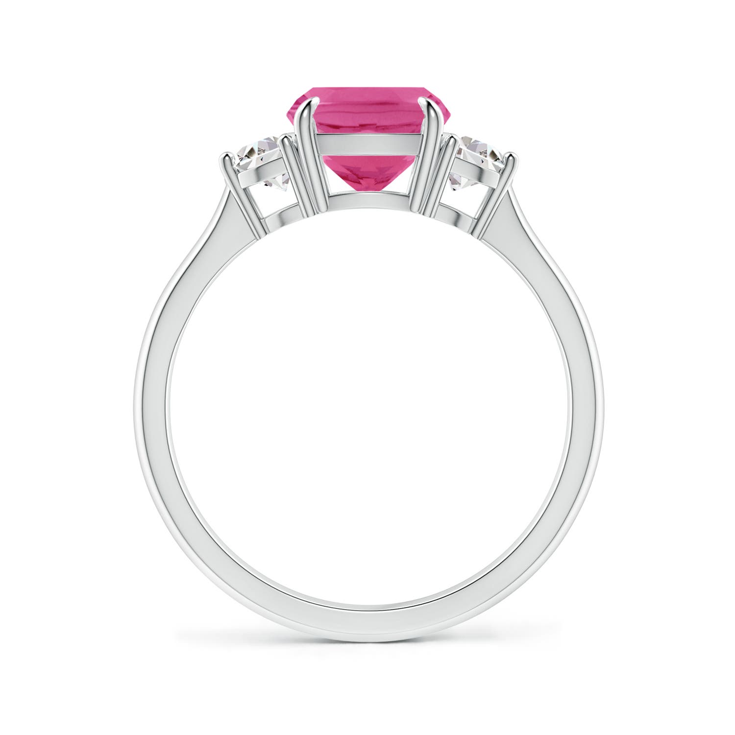 AAA - Pink Sapphire / 1.82 CT / 14 KT White Gold