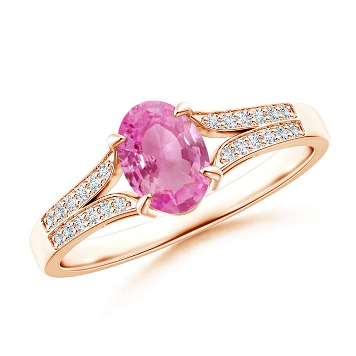 AA - Pink Sapphire / 0.96 CT / 14 KT Rose Gold