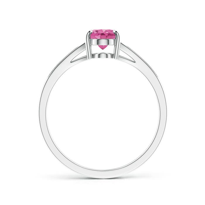 AAA - Pink Sapphire / 0.96 CT / 14 KT White Gold