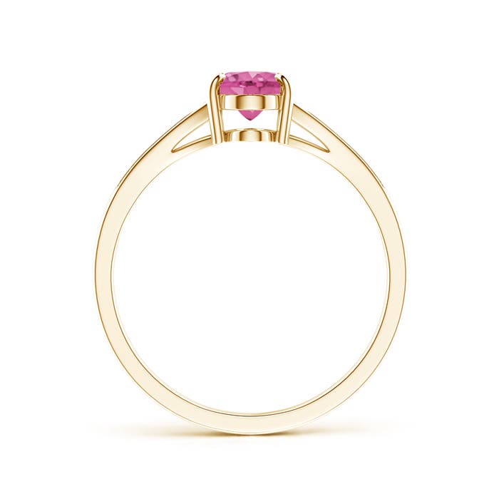 AAA - Pink Sapphire / 0.96 CT / 14 KT Yellow Gold