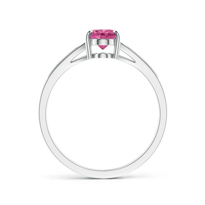 AAAA - Pink Sapphire / 0.96 CT / 14 KT White Gold