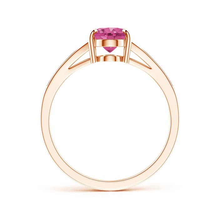 AAAA - Pink Sapphire / 1.57 CT / 14 KT Rose Gold