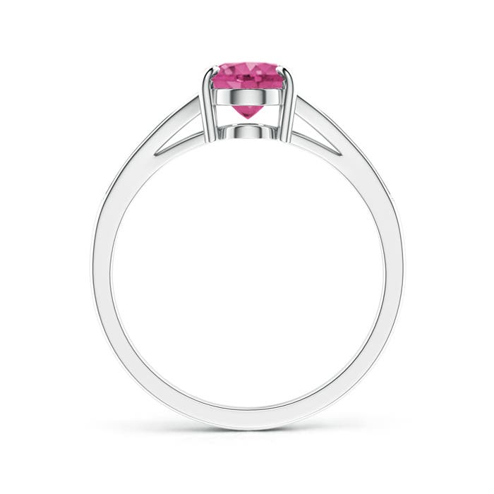 AAAA - Pink Sapphire / 1.57 CT / 14 KT White Gold