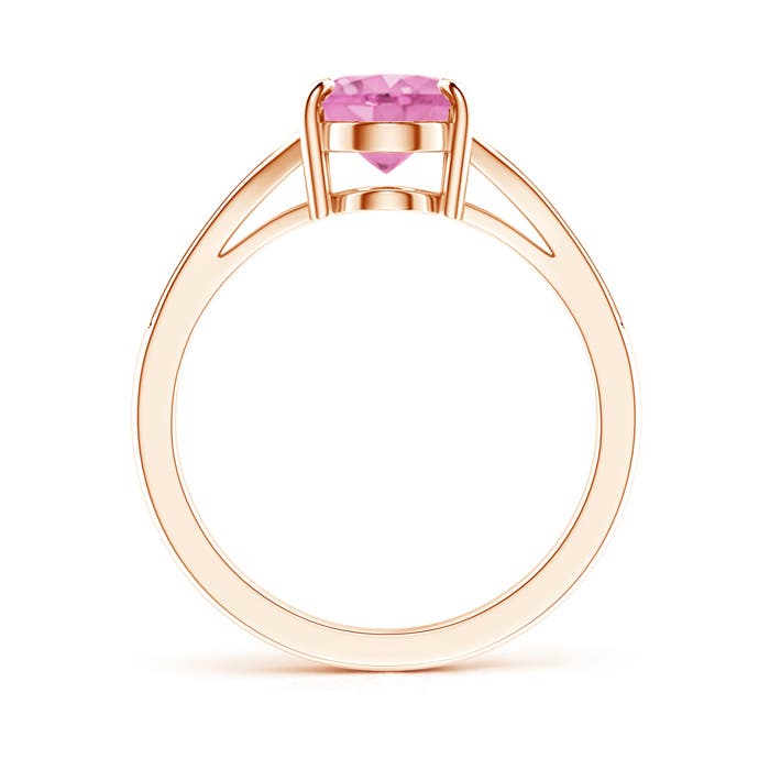 A - Pink Sapphire / 2.05 CT / 14 KT Rose Gold