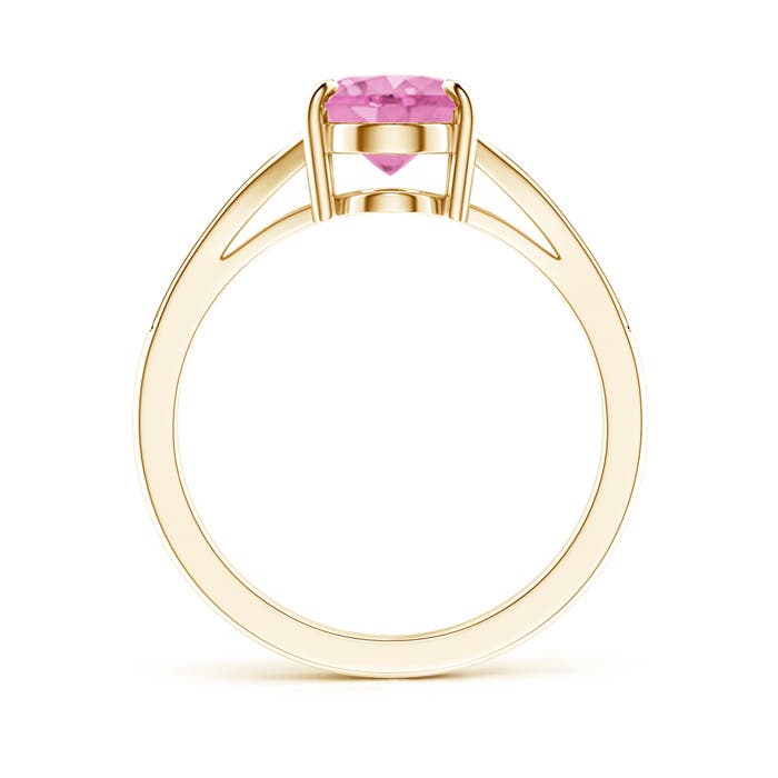 A - Pink Sapphire / 2.05 CT / 14 KT Yellow Gold