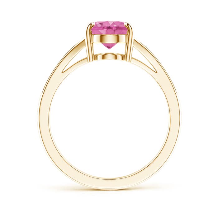 AA - Pink Sapphire / 2.05 CT / 14 KT Yellow Gold