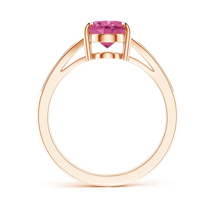 AAAA - Pink Sapphire / 2.05 CT / 14 KT Rose Gold