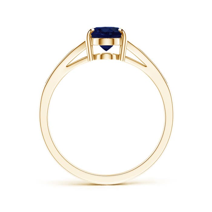 A - Blue Sapphire / 1.67 CT / 14 KT Yellow Gold