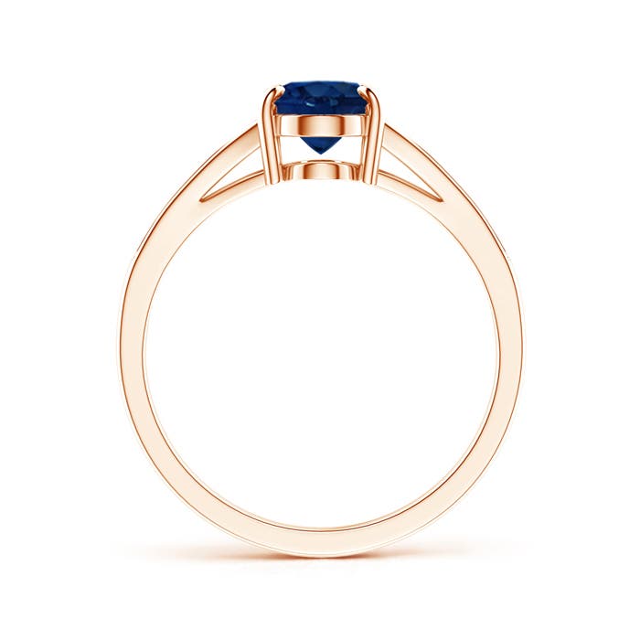 AA - Blue Sapphire / 1.67 CT / 14 KT Rose Gold