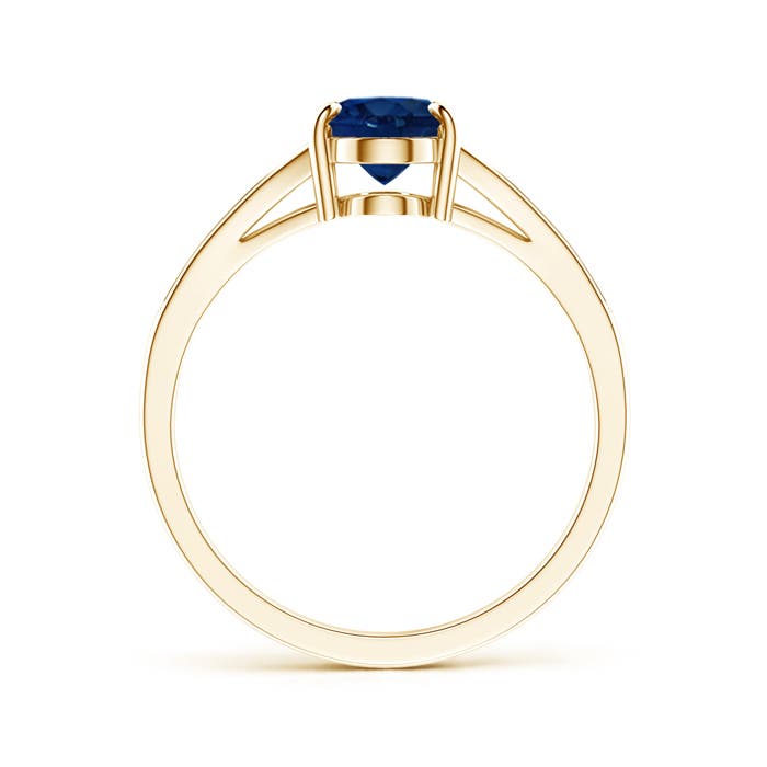 AA - Blue Sapphire / 1.67 CT / 14 KT Yellow Gold