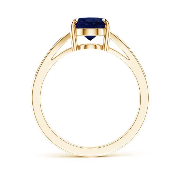 A - Blue Sapphire / 2.15 CT / 14 KT Yellow Gold