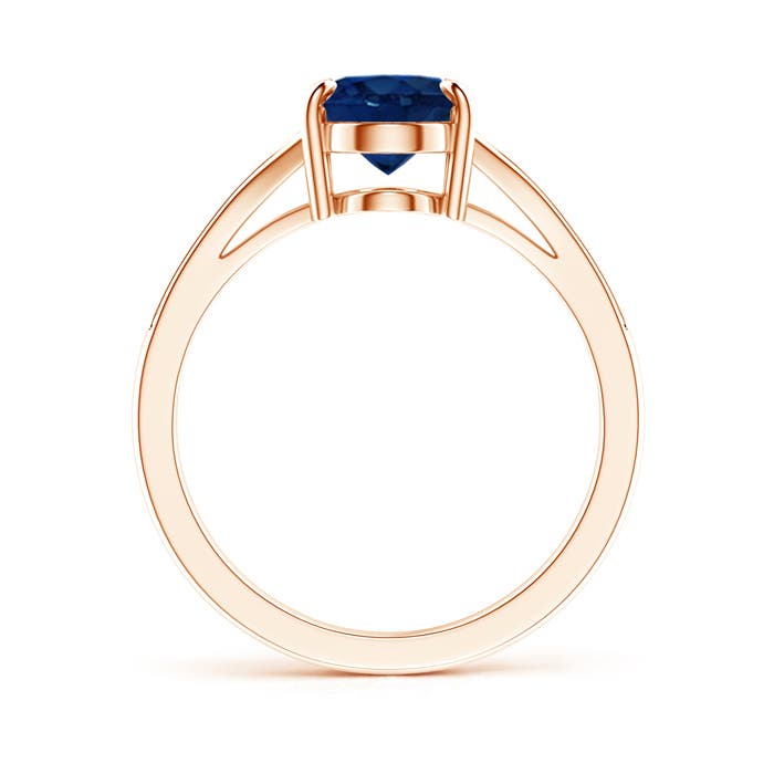 AA - Blue Sapphire / 2.15 CT / 14 KT Rose Gold