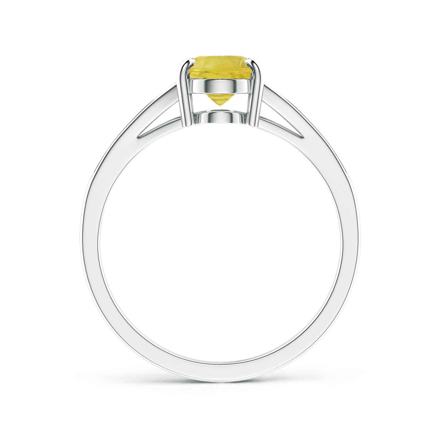 A - Yellow Sapphire / 1.62 CT / 14 KT White Gold